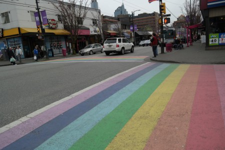 Die Davie Street - wo wir in Vancouver wohnen - liegt in der "Gaybarhood"
